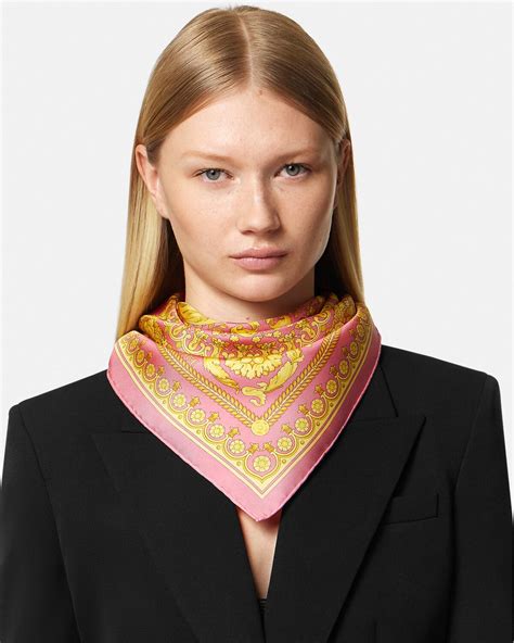 zalando foulard seta versace|versace silk foulards.